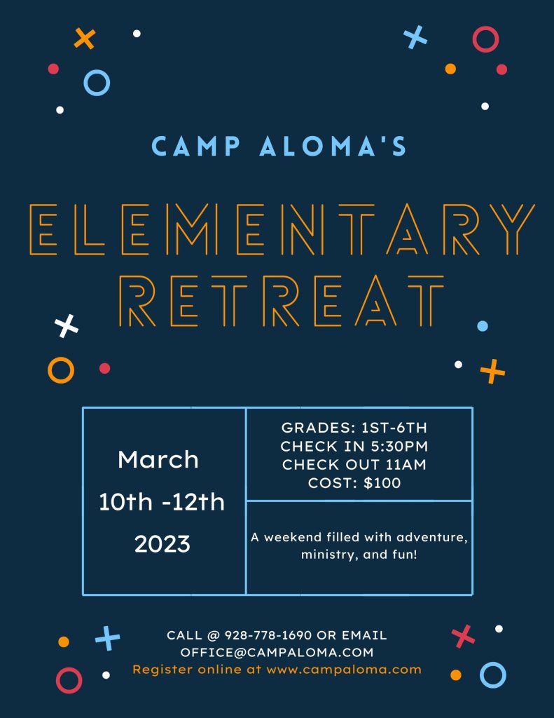 Camp Aloma – Providing Places and Programs Pointing to Christ